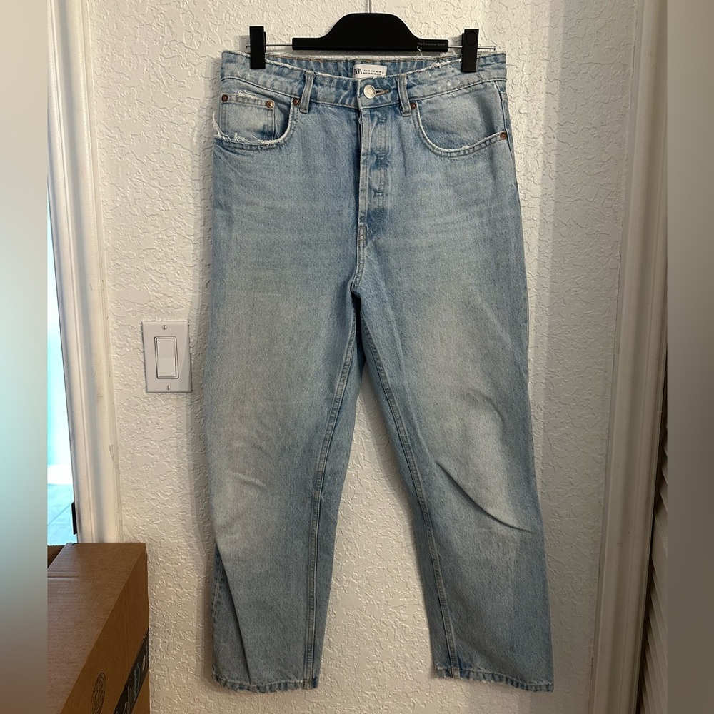 Zara Light Blue Denim Jeans
